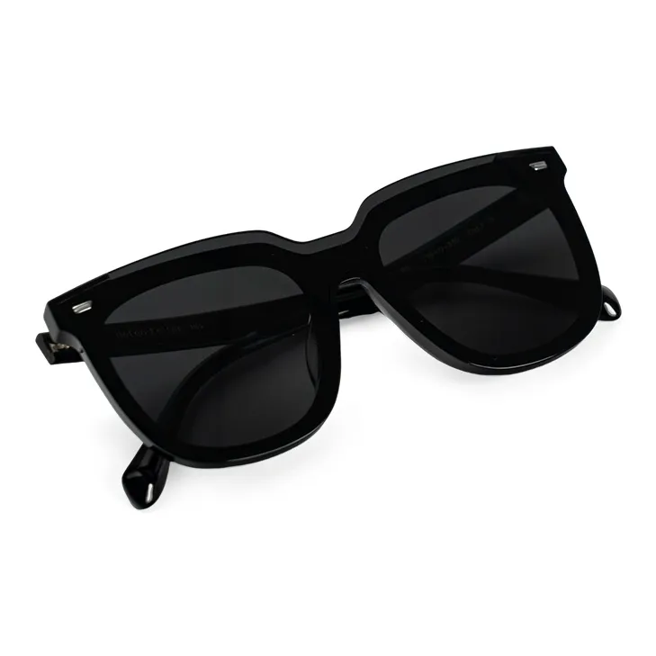 HELEN KELLER Plate Frame Square Sunglasses Unisex-0