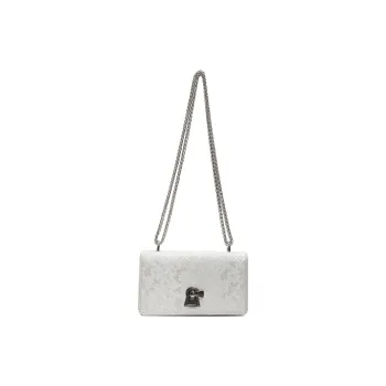 TOUTSEUL YOLO Nylon Shoulder Bag Women's Ecru/Pink/Silver/Black