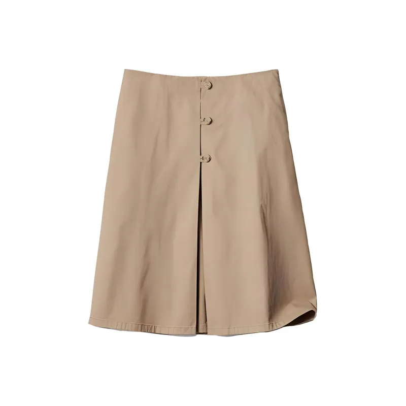 Jw Anderson X UNIQLO Jw Anderson Co-Branded Series Casual Short Skirts Women's Khaki-0