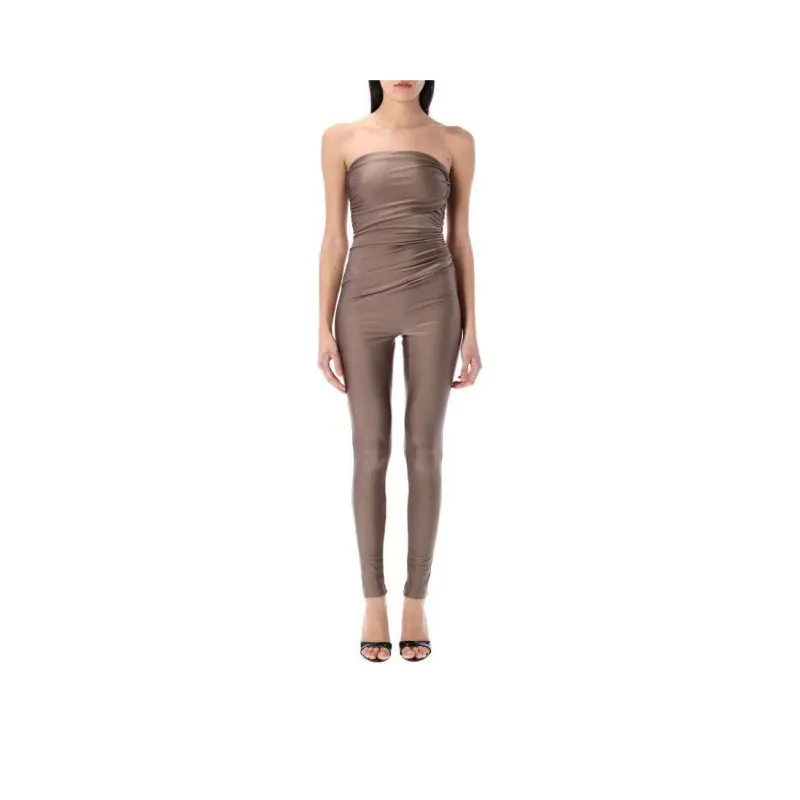 THE ANDAMANE SS25 Jumpsuit Women's Dark Umber-0