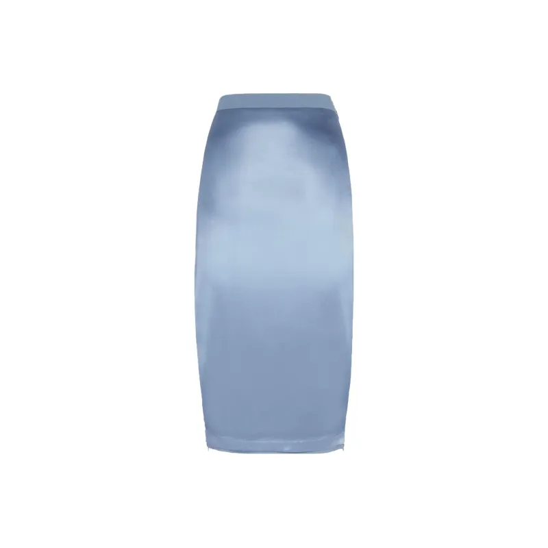 FENDI Casual Long Skirts Women's Blue-0
