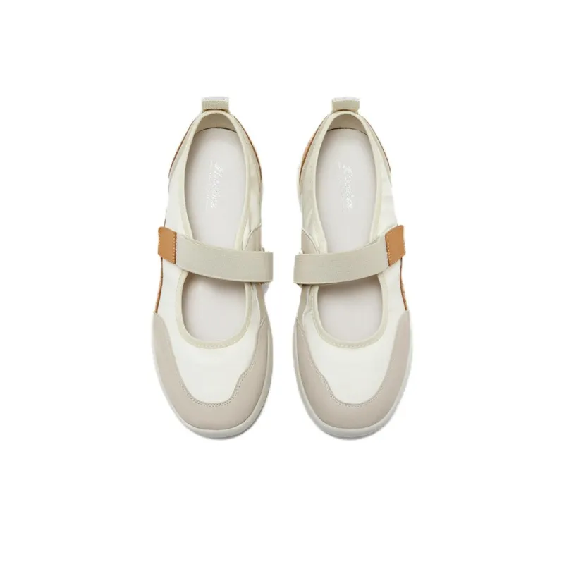 BATA Low Top Casual Shoes Women's Ecru/Light Apricot-2