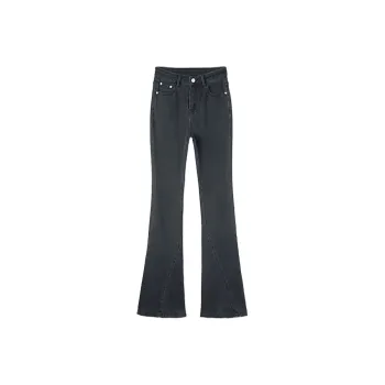 HIPPIEMISS Jeans Women's Black Gray Color