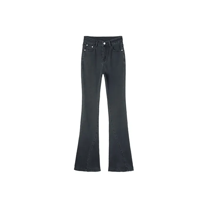 HIPPIEMISS Jeans Women's Black Gray Color-0