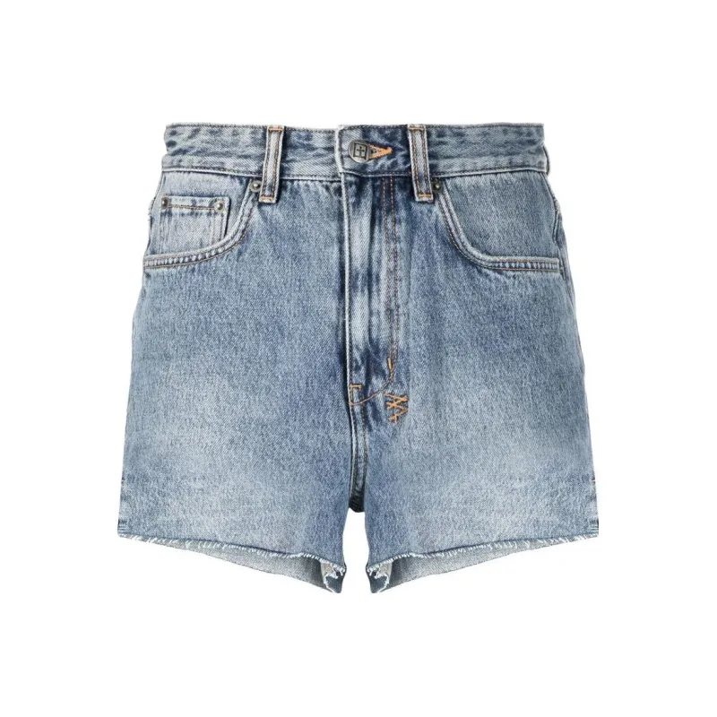 Ksubi Haven Repair Denim Shorts-0