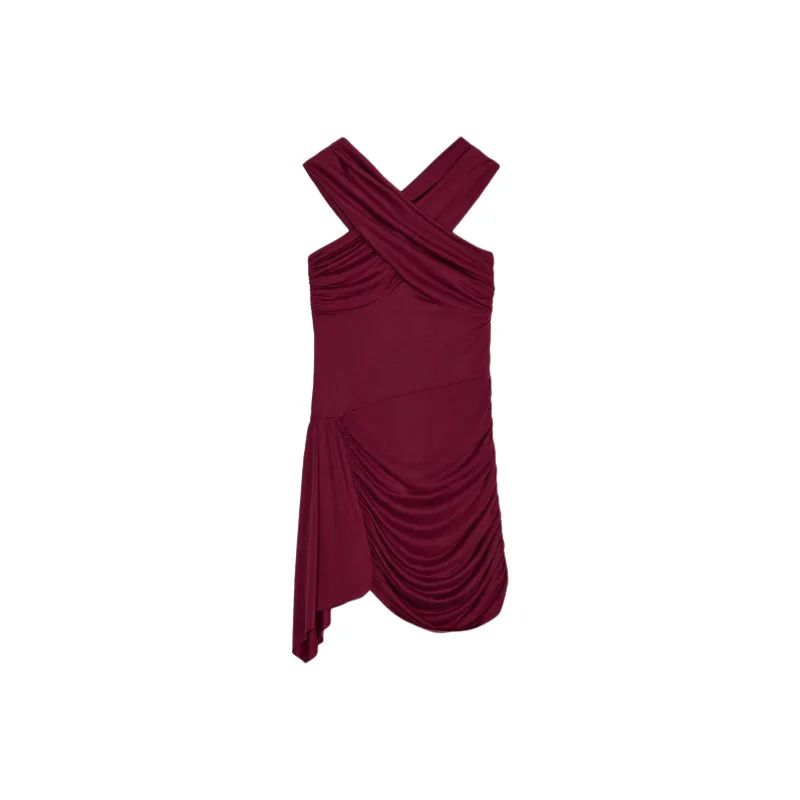 ZARA Sleeveless Dress Women's Red-0