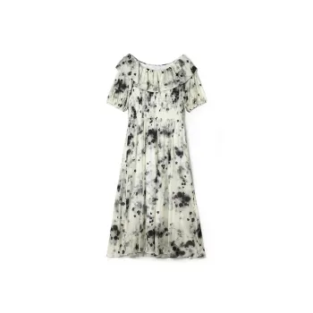Mapping Short Sleeved Dress Women's