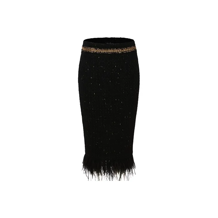 NANA JACQUELINE Casual Long Skirts Women's Black-0