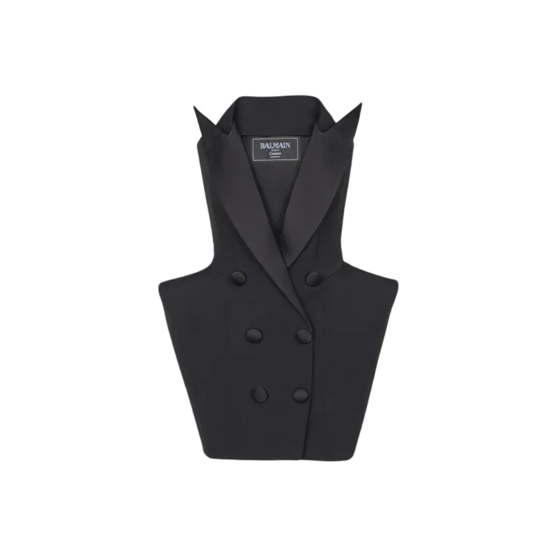 BALMAIN Wool Blazer Mini Dress-0