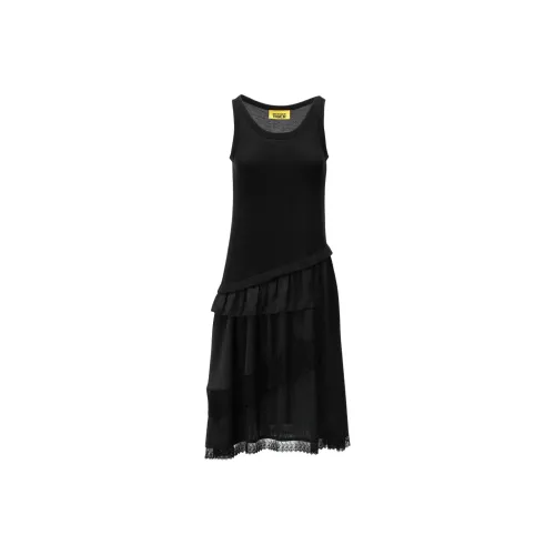Onitsuka Tiger SS25 Sleeveless Dress Women's Black