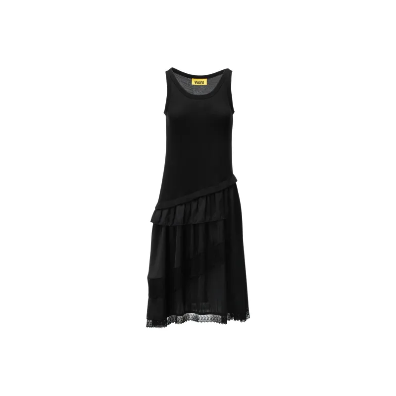 Onitsuka Tiger SS25 Sleeveless Dress Women's Black-0