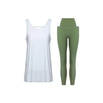 Sumday Athletics Casual Suits Women's White+Avocado Green