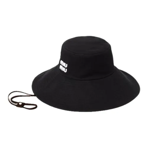 MIU MIU   Bucket Hats Unisex Black
