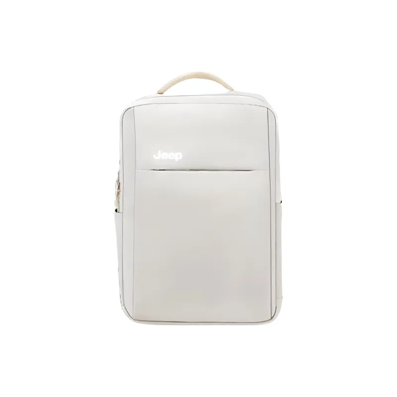 Jeep Polyester Bag Regular Unisex Ecru-0