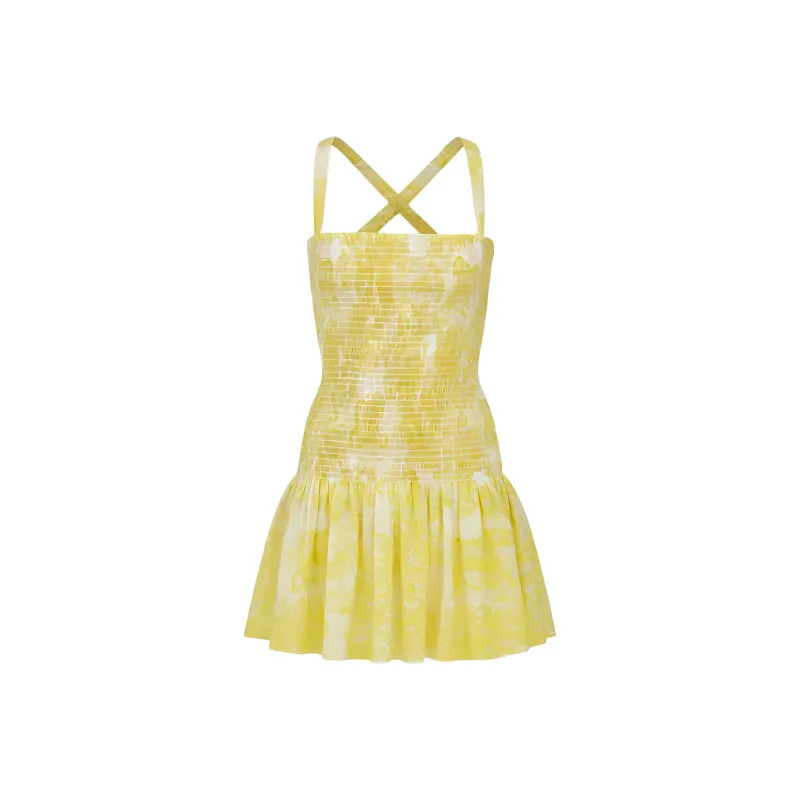 DIOR Slip Dresses Women's Yellow-0