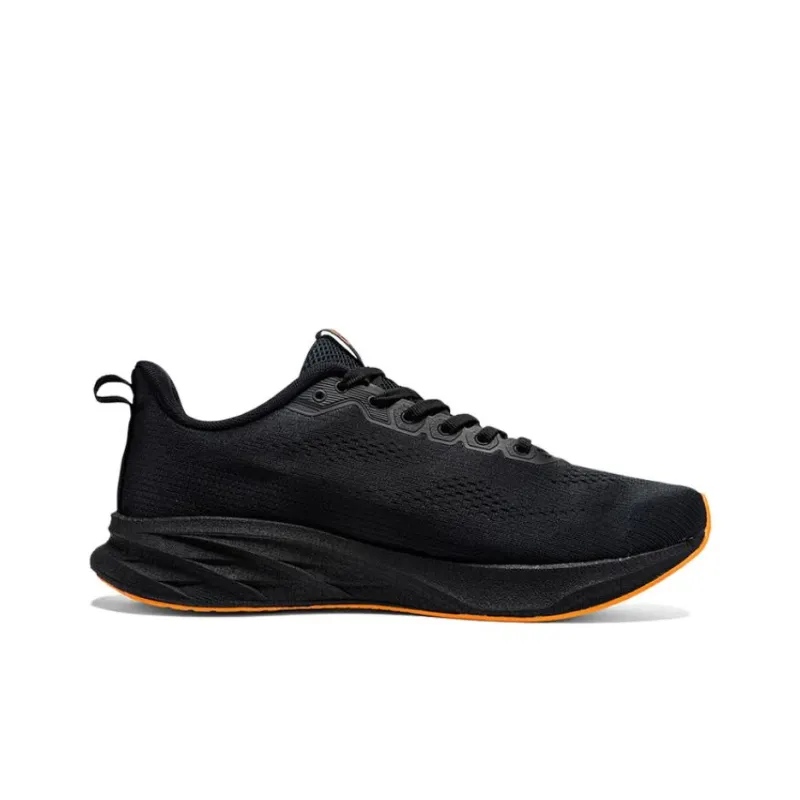 361° Wear resistant And Lightweight Low Top Casual Running Shoes Men's Black Orange-1