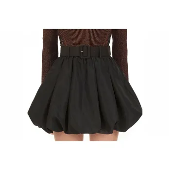 Self-portrait Casual Short Skirts Women's Black