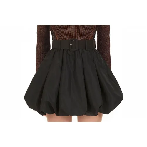 Self-portrait Casual Short Skirts Women's Black