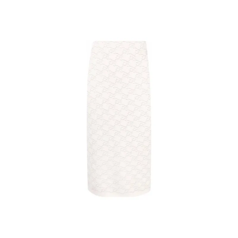 FENDI Casual Long Skirts Women's White-0