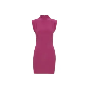 ARITZIA Babaton Vestry Dress Sleeveless Dress Women's Pomp Pink/Glamorous Style Pink