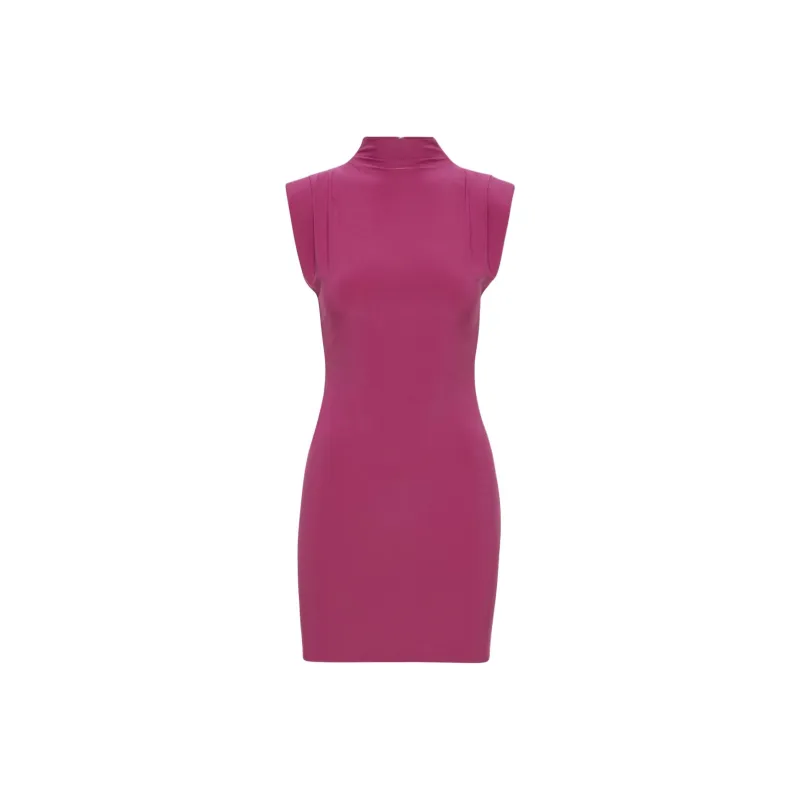 ARITZIA Babaton Vestry Dress Sleeveless Dress Women's Pomp Pink/Glamorous Style Pink-0
