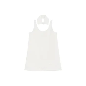 WE11DONE Detachable collar Mini Dress