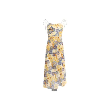 ABBY GODDESS Slip Dress Women's Yellow