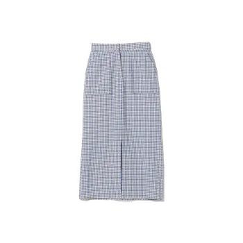 Beams Casual Long Skirts Women's Blue