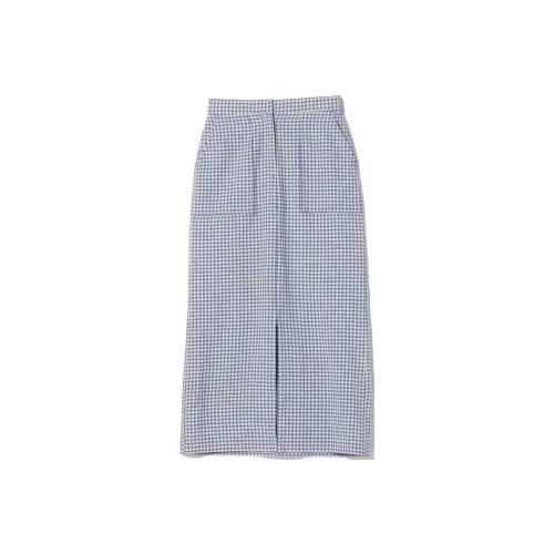 Beams Casual Long Skirts Women's Blue