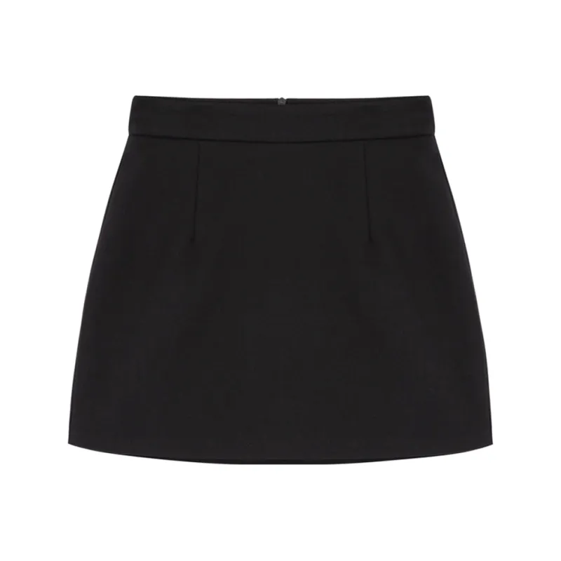 Sato Supun Casual Short Skirts Women's Black-0
