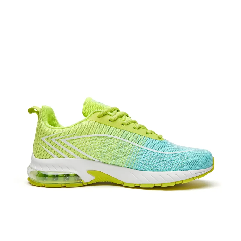 VOIT Running Shoes Unisex Low Top Neon Green/Lake Green-1