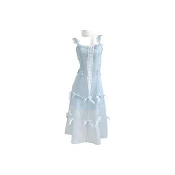 7 SEVFUN Slip Dress Women's Blue