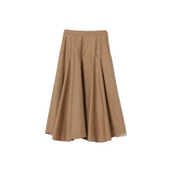 Beams Casual Long Skirts Women's Beige