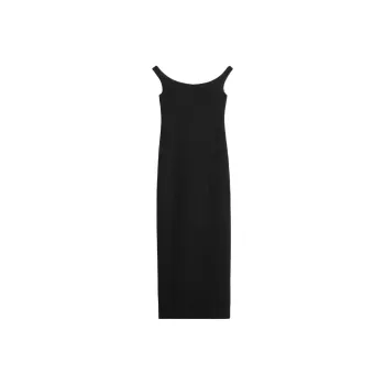 TOTEME Curved Off shoulder Maxi Dress