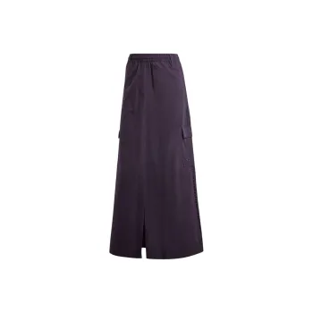 Adidas Pinstripe-print Ripstop Maxi Skirt