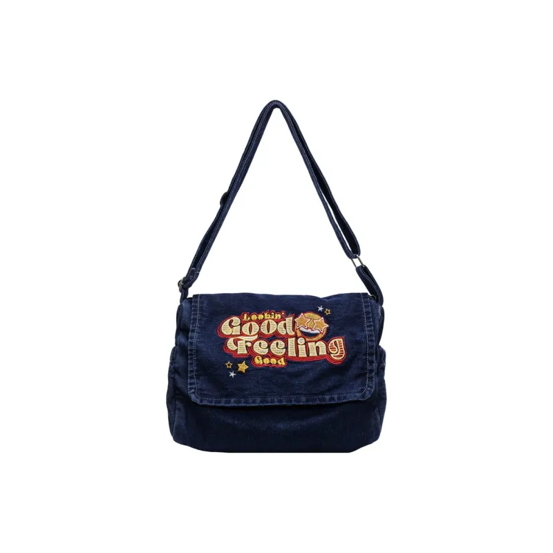 S.REPHEN Denim Shoulder Bag Regular Unisex Multicolor-6