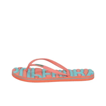 SUPERDRY Abrasion Resistant Flip Flops Women's Coral