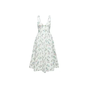 PRINCESS POLLY DULCIBELLA MIDI DRESS Slip Dress Women's Floral/Multicolor