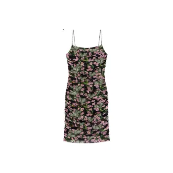 Bebe SS24 Slip Dresses Women's Heather Black