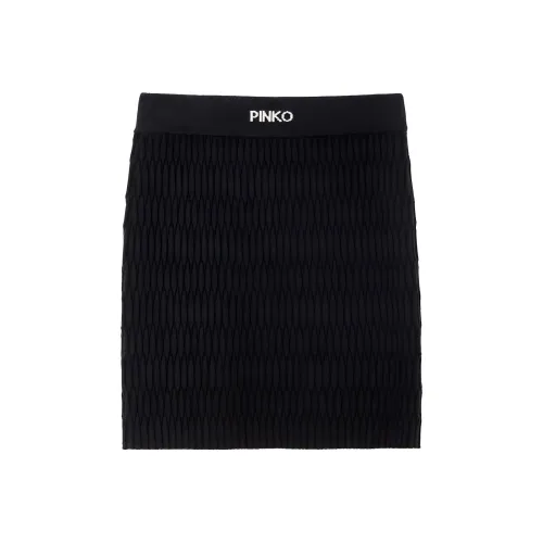 PINKO Geometric Patterned Double Flap Miniskirt