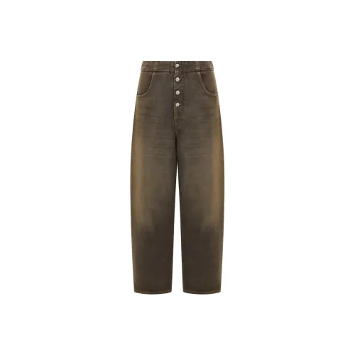 MM6 Maison Margiela Button Detailed Cropped Jeans