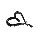Urban-Chic Style Barbie Heart Claw Clip[Frosted Black]