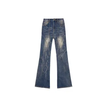 LA CRAWFISH Jeans Women's Washed Blue