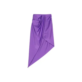 Maje Capsule Casual Long Skirts Women's Purple