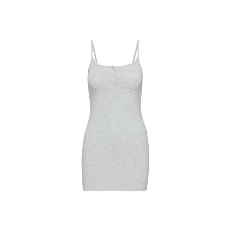 ARITZIA Sunday Best Chill Rolo Dress Slip Dresses Women's Heather Chrome-0