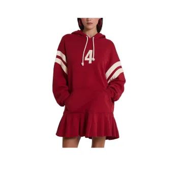 Jaded London 4 Or Nothing Sweater Dress In Red Long Sleeved Dresses Women's Red