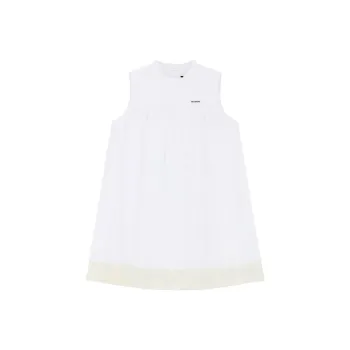 WE11DONE FW24 Sleeveless Dress Women's White