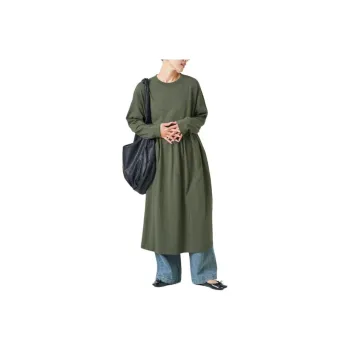 FREAK'S STORE Long Sleeved Dress Women's Olive Green