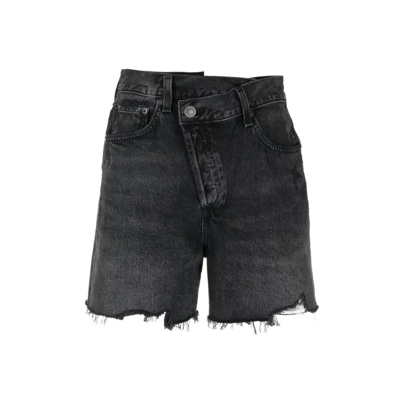 AGOLDE Criss Cross Short 'Hitchhike'-0