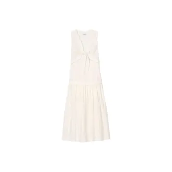 Sandro Scallop edge Maxi Dress